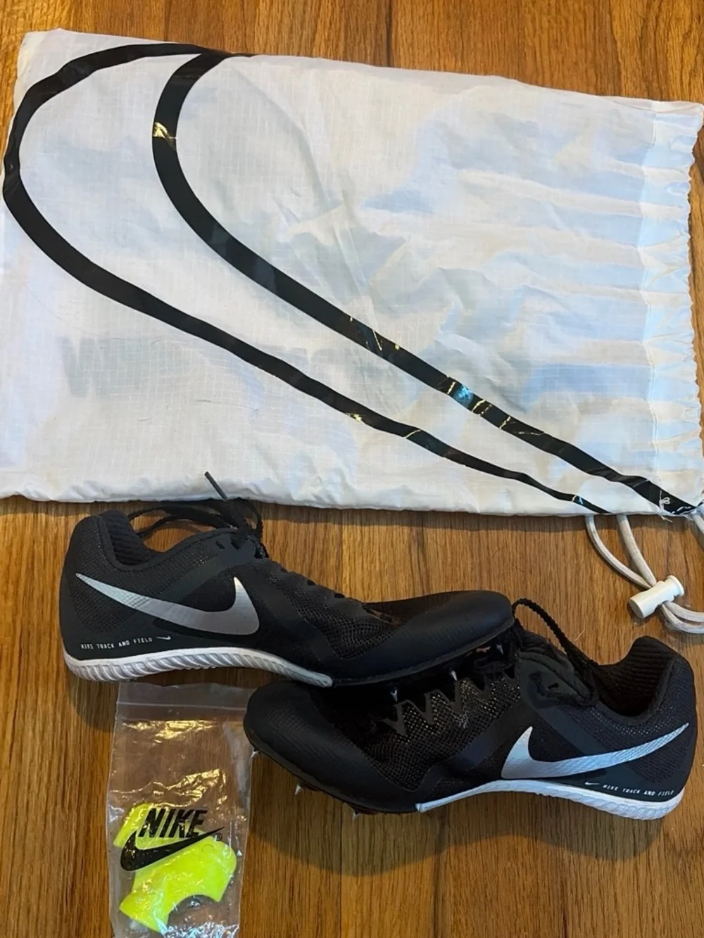Nike Black track and field shoes